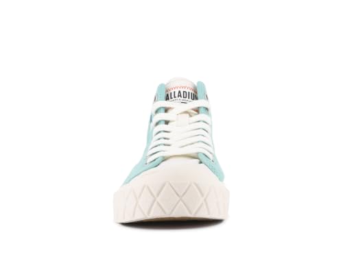 Image of Palladium Unisex Palla Ace Mid Organic Canvas Lace Up Sneaker