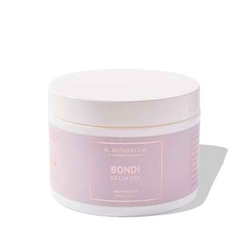 The Beachwaver Co. B. Bungalow Bondi Beach Day Body Butter | Full Size (8 Fl Oz) | Made with Cloudberry Seed Oil, Vegan Squalane and Hyaluronic Acid | Caribbean Coconut & Mexican Vanilla Orchids