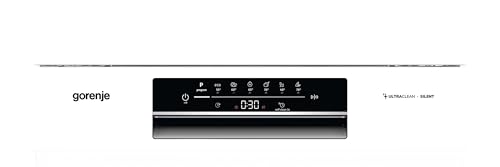 Innenraum des Gorenje GS642E90W Geschirrspülers mit verstellbarem Besteckkorb - Detailansicht von Gorenje GS642E90W Test...