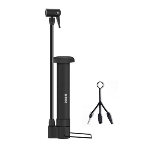 ZEXKENS Portables Small Bike Pumps Light Weight Bike Tire Inflator Bicycles Floor Pumps for Mountain Bikes and Sports Balls