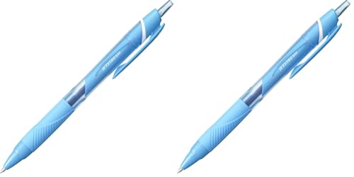 Roller Uni Jetstream SXN-150C retráctil azul claro, ideal para tus apuntes de oficina