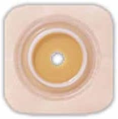 SUR-FIT Natura Durahesive Skin Barrier with Flange - Flange Size: 1 3/4" - Barrier: 4 x 4" - Box of 10