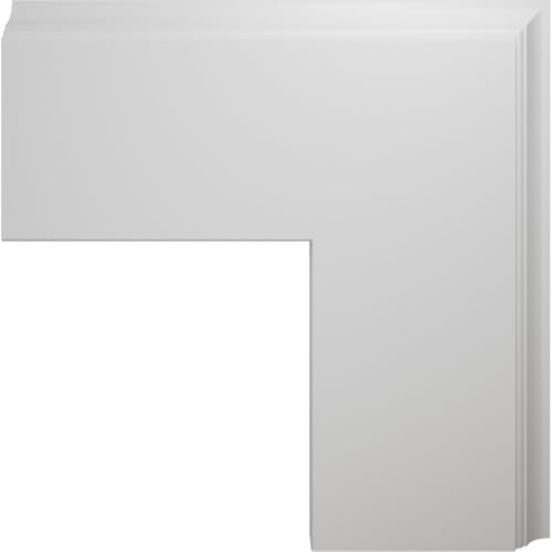 Ekena Millwork CC05POC02X14X14TR Perimeter Outside Corner for 5" Traditional Coffered