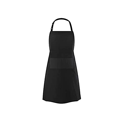 Tablier De Cuisine, 1 Pack Tabliers De Cuisine Etanche Poches Tablier Réglable Avec Pour Cuisine Familial Tablier Pour Chef ( Noir ) Cover