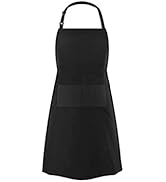 JieGuanG Kochenschürze, Verstellbare Schürze, Wasserdicht Schürze für Küche, Restaurant, Café