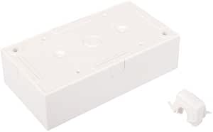 Подвійна накладна коробка Berker/B.Quadrat біла 5310429909 hager polo 5907561851254