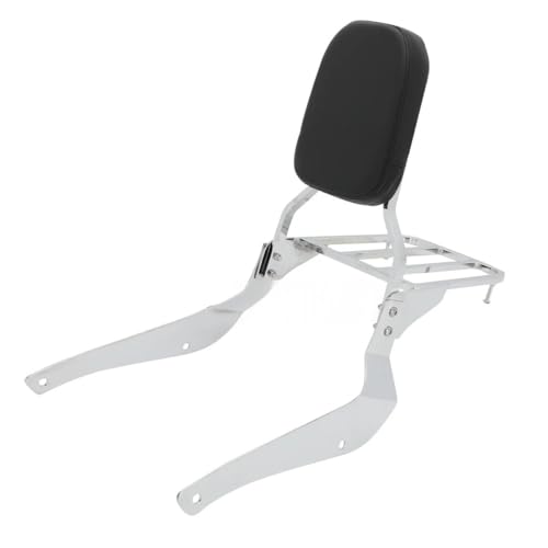 Dossier passager moto sissy bar sécurisé avec porte-bagages pour Suzuki Intruder et Volusia