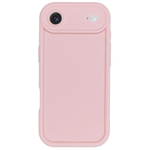 Image of Puxicu Slim Case for iPhone 17 Air, Enhanced Camera Protection, Shockproof Skin-Friendly Touch Soft Case Cover for iPhone 17 Air Phone 6.5 inch, Light Pink