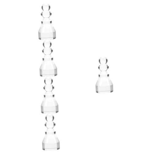 BESPORTBLE Acrylic Poker Win Marker Set for Adults Wheel Game Accessories Non-Slip Poker Chips for Card Games Sturdy Acrylic Wheel Markers