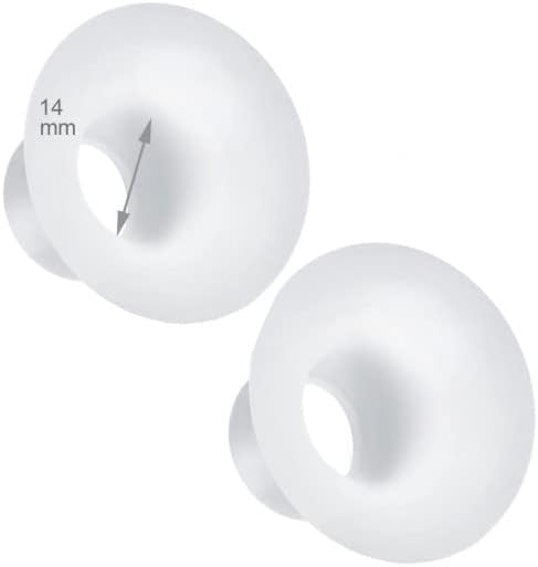 Insertos de brida de 0.551 in para MedelaSpectratsretemomcozyElvieMotif LunaAmeda MYA Protectores de pecho de 0.945 in. Reduce el túnel de pezón de