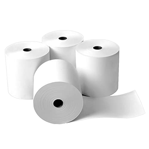 BESTEASY Thermal Receipt Paper, 3 1/8 x 230ft Pos Receipt Paper Rolls Cash Register Receipt Paper(4 Rolls)