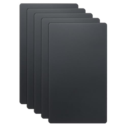 Tarjetas de visita de metal en acero inoxidable con acabado espejo de titanio para grabado