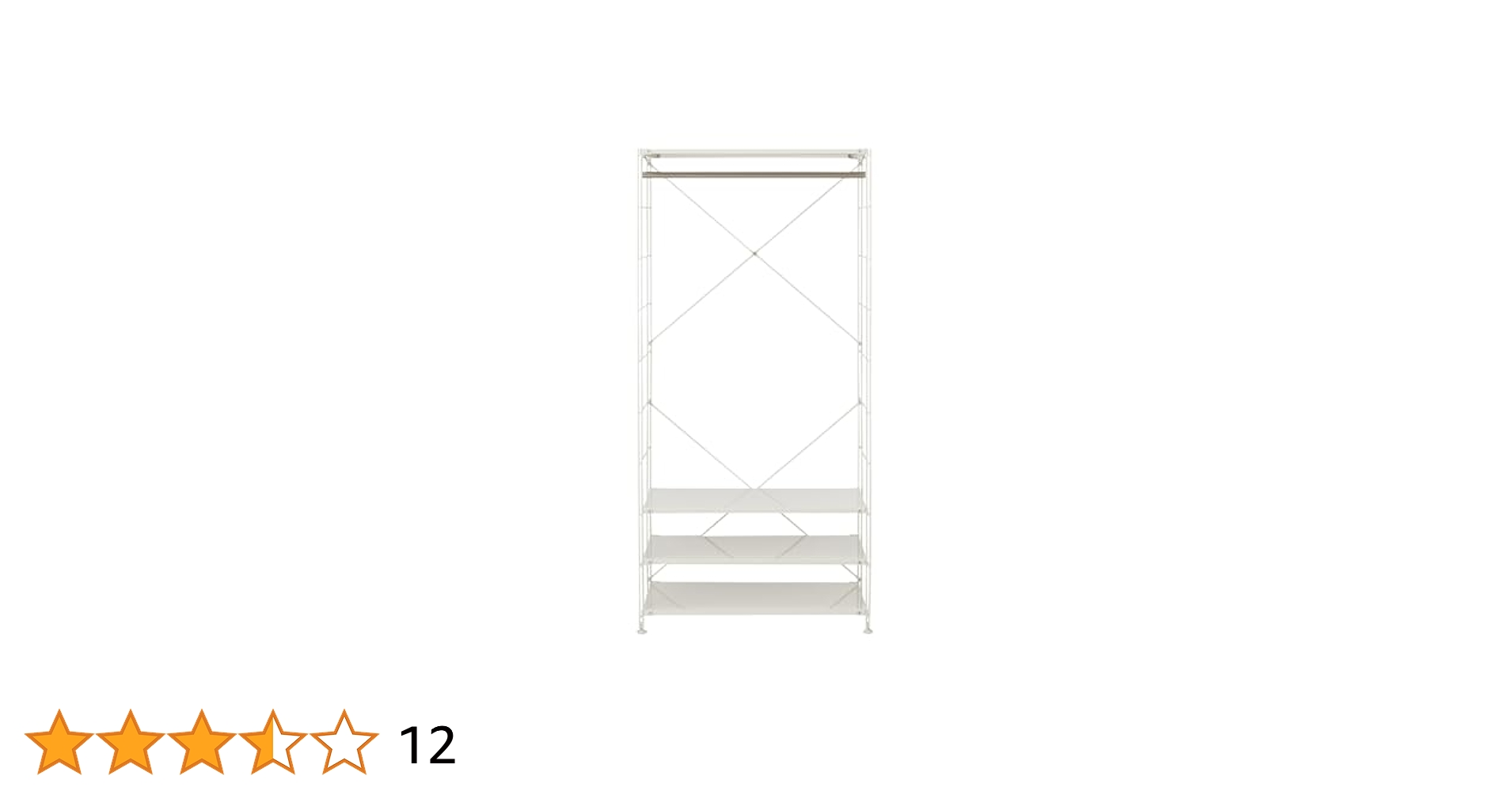 Amazon｜MUJI 無印良品 スチールユニットシェルフ ワードローブ
