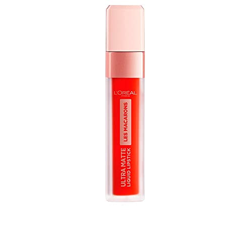L'Oreal Paris Les Macarons Matte Liquid Lipstick 838 Berry Cherie, 31 g