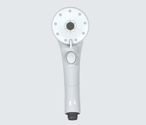 Toski シャワーヘッド マイクロナノバブル 節水 手元止水 3 種類の水流モード 取付簡単 ホワイト