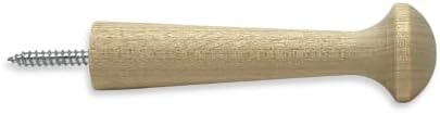 Amazon.com: Screw-On Shaker Pegs Birch Hardwood - 2.9-Inch Wood Length ...