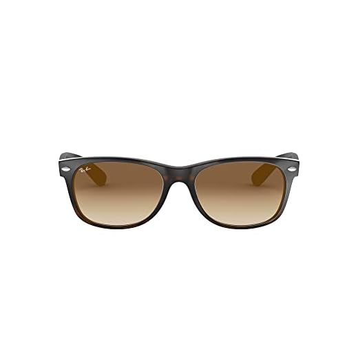 Ray-Ban Unisex-Adultes Nouveau Wayfarer Ray-Ban Nouveau Wayfarer Lunettes de soleil, RB 2132 52 710/51 52 mm Tortoise, Brown Gradient