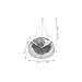 Holibanna Stainless Steel Scale Pan Scoop with Chain for Hanging Dial Spring Scales Industrial Pendant Tray for Food Weighing and Grocery Measurement