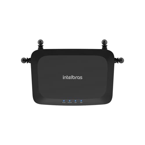 Roteador Residencial Wireless GF 1200 Preto Intelbras