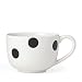 Kate Spade New York 879393 Deco Dot Black Latte Mug
