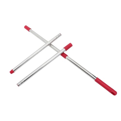 PartyKindom 1Set Replacement Mop Pole Section Stainless Steel Broom Rod Compatible with Ocedar Versatile Mop Handle for Efficient Cleaning Hard to Reach Areas