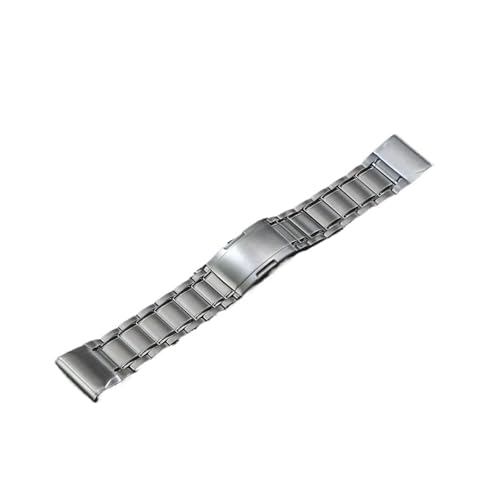 [XGYOMVB] Fenix 8 7 7x�p���^�����[�v�o���h�AEpix Pro 51mm/Quatix7 Pro�p�`�^�������E�H�b�`�u���X���b�g�X�g���b�v(Silver,Fenix 26mm)