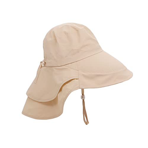 Chapeaux-de-Soleil-a-Large-Bord-en-Coton-pour-Femmes-Protection-Solaire-Respirant-UPF50-UV-Packable-Beach-Hat-Summer-Bucket-Cap-for-Travel