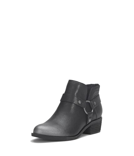 Lucky Brand Femme Boltin Bottine en cuir premium aux finitions soignées