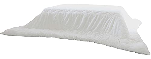 こたつ布団 長方形 大判 205 285 薄がけ あったか マイクロファイバー ふわふわ 無地 コタツ布団 (205x285, ファーアイボリー)