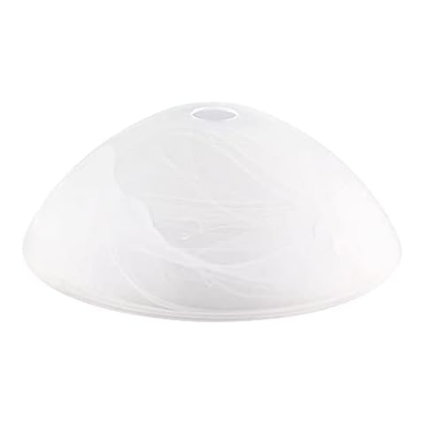 Glass Lampshade Replacement Glass Alabaster Diameter 360 mm 36 cm Hole Size 42 mm Socket E27 Glass Alabaster Glass Cover