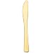 Gold Plastic Knives, PACK of 50 Golden Secrets w/Signature Party Picks