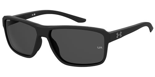 Lunettes de soleil UA KICKOFF Under Armour noires avec grands verres protecteurs 62mm
