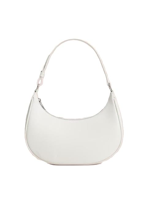 Chic Crescent Style Sling Bag Smooth Finish Handbag for Women Girls Elegant Lightweight Daily Use Travel Purse-picture-10