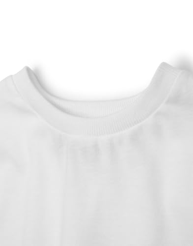 Disney Lilo & Stitch Girls White Short-Sleeved Graphic Tee | Kids T-Shirt | Stitch Character Print4