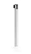 HENDI Steher, für HENDI Bodenplatte 810484, Absperrsystem mit integriertem Einziehband, Gurtabsperrpfosten, Absperrpfosten, Spiegelglanz, ø64x(H)935 mm, Edelstahl mirror finish