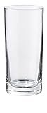 Color: transparent aro Vaso de Tubo, 29 cl, 6 Unidades