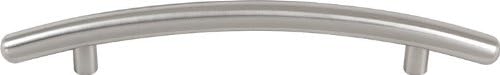 Brushed Nickel Curved Bar Handles Cabinet Handles 10 Pack