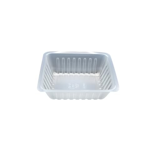 Générique 500 barquettes charcutières 500 cc en plastique transparent – Emballage élégant et pratique pour frites, charcuterie, salades et produits frais