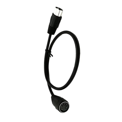 Wakauto Midi Cable Midi Extension Cable 5-pin Din for Keyboard Synth Vintage Piano