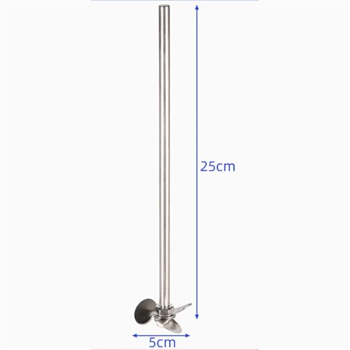 Propellerrührer aus Edelstahl, 3-Blatt-Design für mechanisches Labor-Mischen
