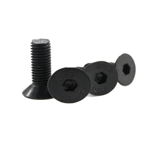 1000pcs DIN7991 Grade 10.9 M2 M2.5 M3 Hex Socket Countersunk Head Machine Screw(6mm,M2.5 1000pcs)