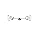 Innovations 208L-PN-G42 2 Vertical Bath Vanity Light, Polished Nickel