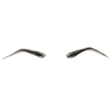 Gx Beauty False Eyebrows Handmade with 100% Human Hair Reusable & Realistic Natural Look for Cosplay (01-Black)
