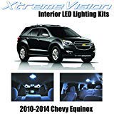 Xtremevision Interior LED for Chevy Equinox 2010-2014 (11 Pieces) Cool White Interior LED Kit + Installation Tool