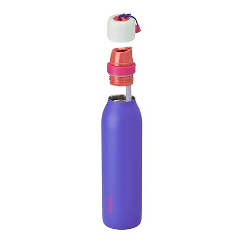 Image of Owala FreeSip Twist Insulated Stainless Steel Water Bottle with Straw for Sports and Travel, BPA-Free, 24-oz, Teen Spirit