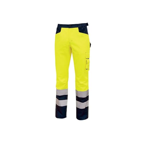 Pantalon de travail jaune fluo Upower Beacon mixte vêtement protection EPI