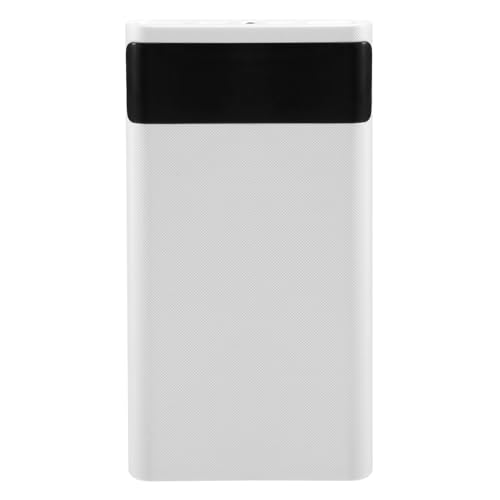 Jovryn 18650 Caja de Banco de EnergíA de BateríA 5V 2.1A Pantalla LCD 20000MAh Tablero de AlimentacióN para 6X18650 BateríA DIY Caja de Banco de EnergíA ()