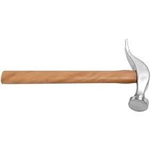 Stainless Steel Shoe Hammer Wooden Handle for Leather Work Shoemaking Repairing Remmending Shoe Rustproof
