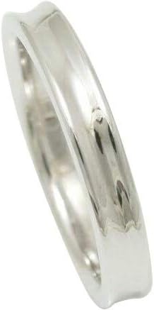 Amazon ココカル Cococaru ペアリング K10 ホワイトゴールド リング 指輪 シンプルデザイン 逆甲丸 3mm 日本製 本格派シリーズ リング 通販