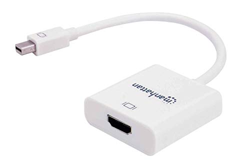 Preisvergleich Produktbild Manhattan 151474 Aktiver Mini-DisplayPort auf HDMI-Adapter Weiß